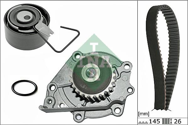 Wilmink Group WG1710035 - Ūdenssūknis + Zobsiksnas komplekts www.autospares.lv