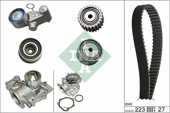 Wilmink Group WG1710038 - Water Pump & Timing Belt Set www.autospares.lv