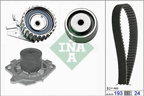 Wilmink Group WG1710073 - Water Pump & Timing Belt Set www.autospares.lv