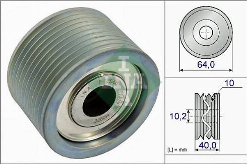 Dayco 21454549 - Parazīt / Vadrullītis, Ķīļrievu siksna www.autospares.lv