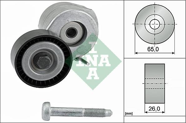 Wilmink Group WG1710201 - Belt Tensioner, v-ribbed belt www.autospares.lv