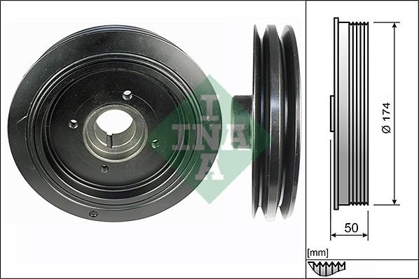 Wilmink Group WG1710234 - Piedziņas skriemelis, Kloķvārpsta autospares.lv