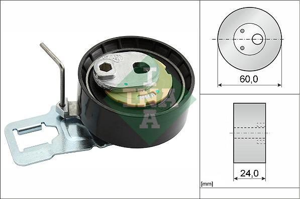 Wilmink Group WG1780539 - Натяжной ролик, зубчатый ремень ГРМ www.autospares.lv