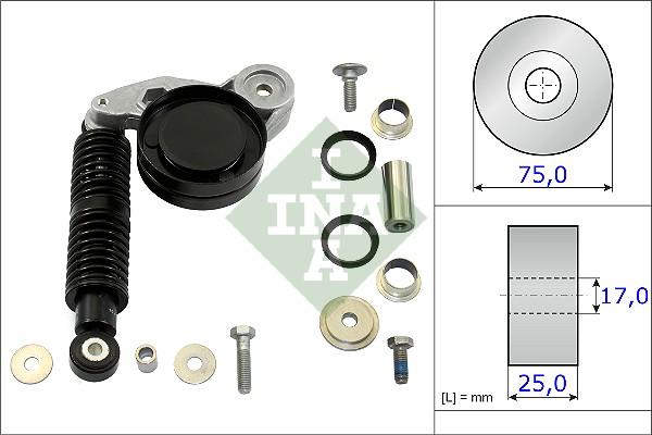 Wilmink Group WG1725056 - Remkomplekts, Spriegotājlīste-Ķīļrievu siksna autospares.lv