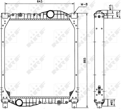 Wilmink Group WG1721656 - Radiators, Motora dzesēšanas sistēma www.autospares.lv