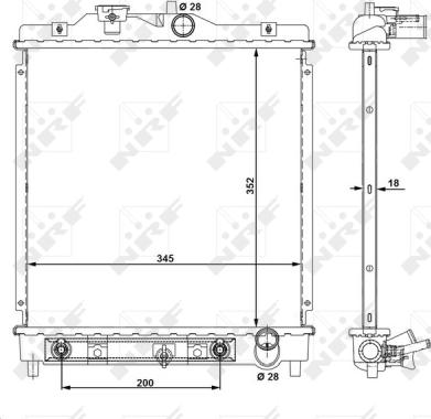 Wilmink Group WG1721667 - Радиатор, охлаждение двигателя www.autospares.lv