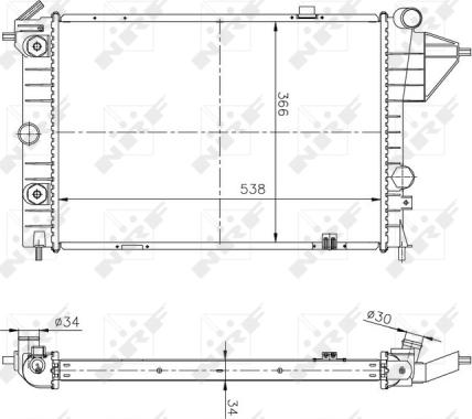 Wilmink Group WG1721617 - Radiators, Motora dzesēšanas sistēma www.autospares.lv