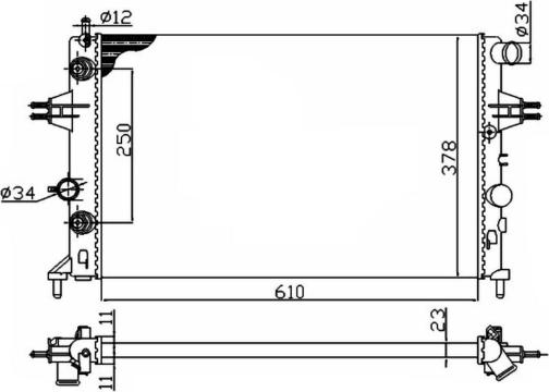 Wilmink Group WG1721382 - Radiators, Motora dzesēšanas sistēma www.autospares.lv