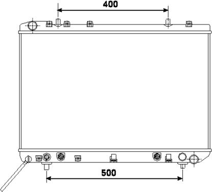 Wilmink Group WG1722371 - Radiators, Motora dzesēšanas sistēma autospares.lv