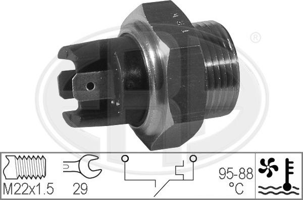 Wilmink Group WG1777016 - Temperature Switch, radiator / air conditioner fan www.autospares.lv