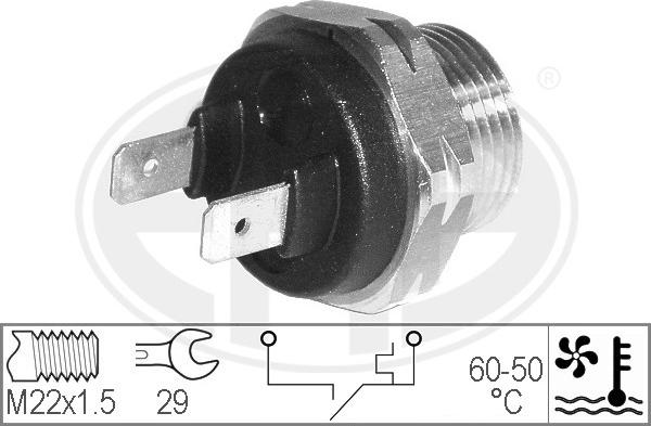 Wilmink Group WG1777017 - Temperature Switch, radiator / air conditioner fan www.autospares.lv