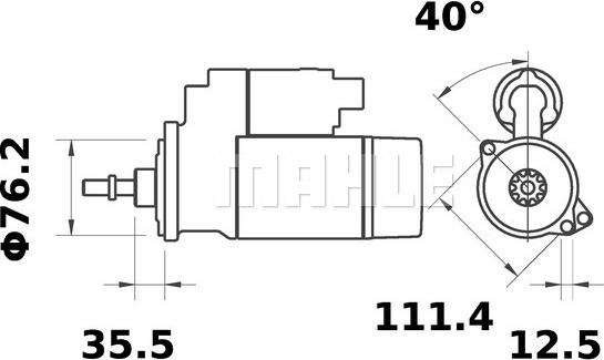 Wilmink Group WG2044992 - Starteris autospares.lv