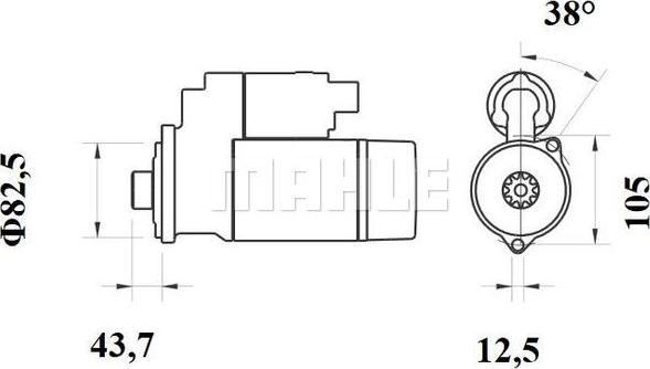 Wilmink Group WG2044898 - Starteris autospares.lv