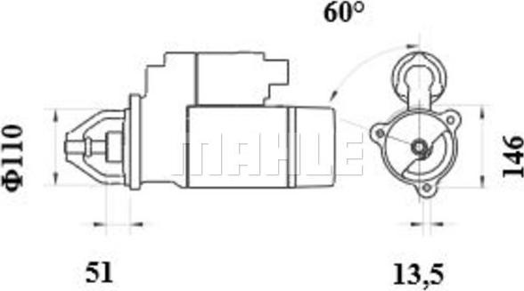 Wilmink Group WG2044864 - Starteris www.autospares.lv