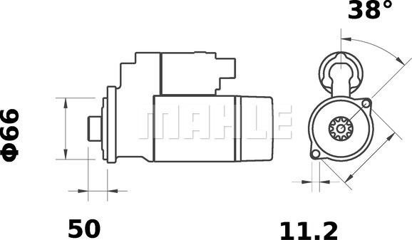 Wilmink Group WG2044883 - Starteris autospares.lv