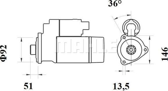 Wilmink Group WG2045404 - Starteris autospares.lv