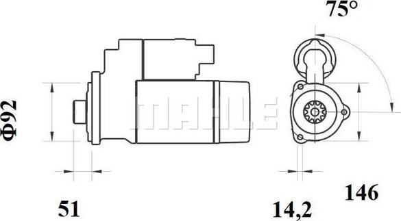 Wilmink Group WG2045403 - Starteris www.autospares.lv