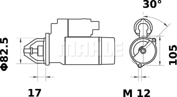 Wilmink Group WG2045414 - Starteris autospares.lv