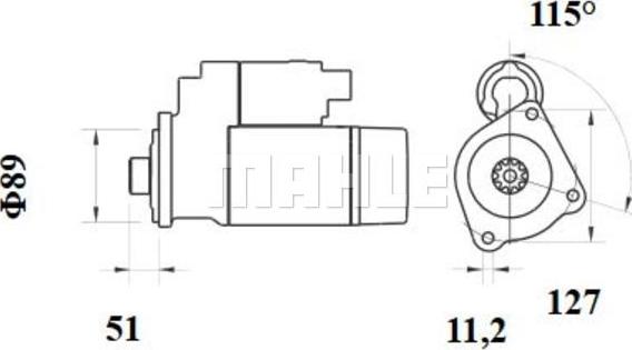 Wilmink Group WG2045430 - Starteris autospares.lv