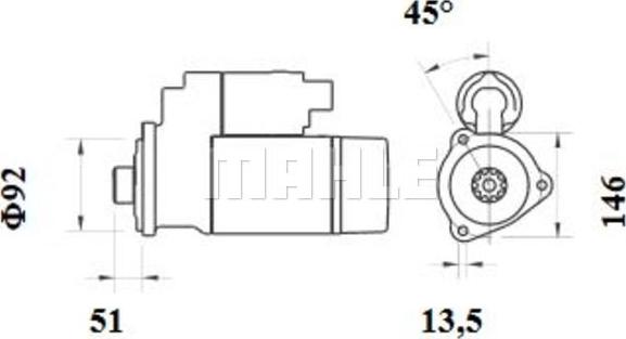 Wilmink Group WG2045429 - Starteris www.autospares.lv