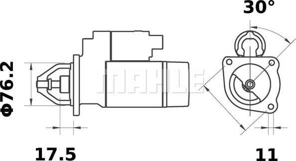 Wilmink Group WG2045042 - Starteris autospares.lv