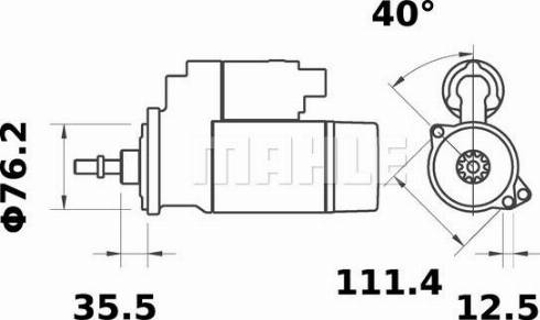 Wilmink Group WG2045077 - Starteris autospares.lv