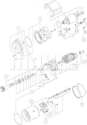 Wilmink Group WG2045195 - Starteris autospares.lv