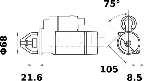 Wilmink Group WG2045178 - Starteris www.autospares.lv