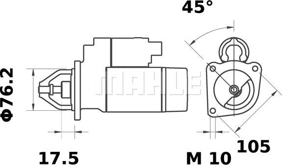 Wilmink Group WG2045293 - Starteris autospares.lv