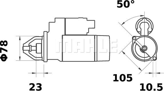 Wilmink Group WG2045201 - Starteris www.autospares.lv