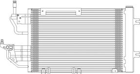 Wilmink Group WG2041767 - Condenser, air conditioning www.autospares.lv