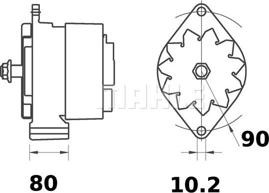 Wilmink Group WG2043454 - Alternator www.autospares.lv