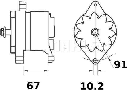 Wilmink Group WG2043455 - Alternator www.autospares.lv