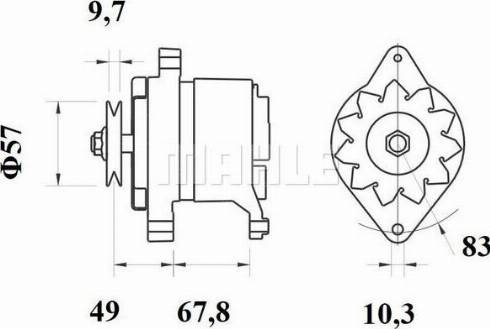 Wilmink Group WG2043461 - Генератор www.autospares.lv