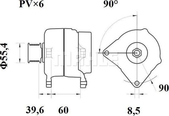 Wilmink Group WG2043853 - Генератор www.autospares.lv