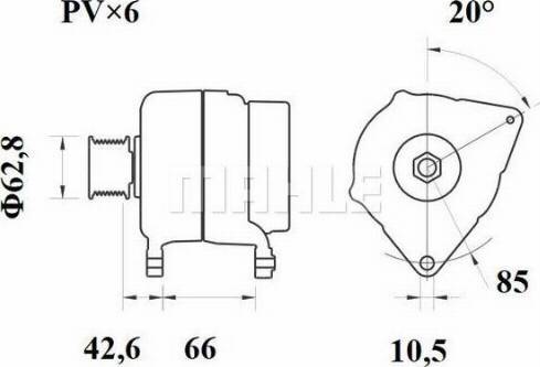 Wilmink Group WG2043706 - Генератор www.autospares.lv