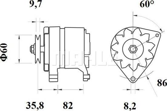 Wilmink Group WG2043713 - Генератор www.autospares.lv