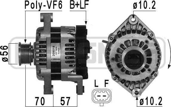 Wilmink Group WG2010966 - Alternator www.autospares.lv