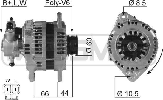 Wilmink Group WG2011590 - Генератор www.autospares.lv