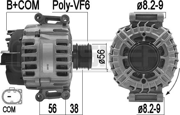 Wilmink Group WG2011145 - Генератор www.autospares.lv