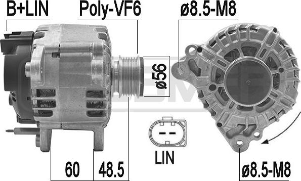 Wilmink Group WG2011143 - Генератор www.autospares.lv