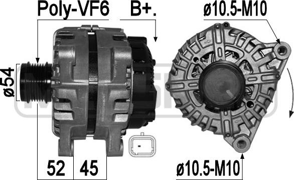 Wilmink Group WG2011371 - Alternator www.autospares.lv