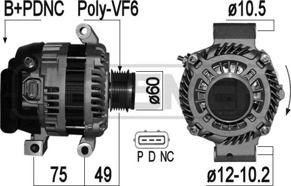 Wilmink Group WG2011296 - Alternator www.autospares.lv