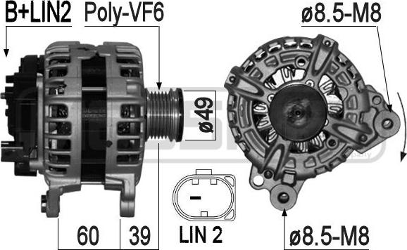 Wilmink Group WG2011218 - Alternator www.autospares.lv