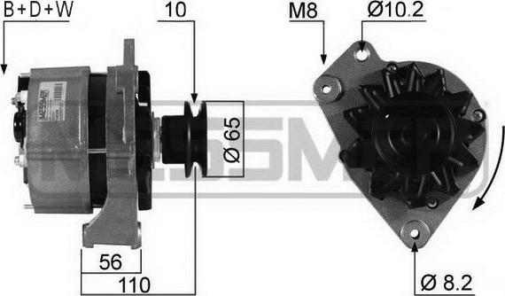 Wilmink Group WG2011793 - Генератор www.autospares.lv