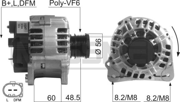 Wilmink Group WG2011711 - Генератор www.autospares.lv