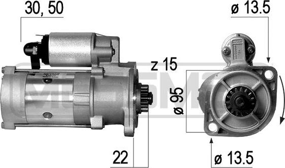 Wilmink Group WG2013139 - Starteris autospares.lv