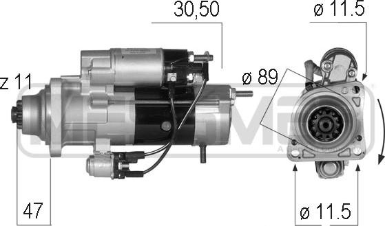 Wilmink Group WG2013127 - Starteris autospares.lv