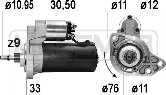 Wilmink Group WG2012935 - Starteris www.autospares.lv