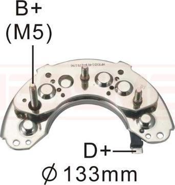 Wilmink Group WG2012506 - Выпрямитель, диодный мост, генератор www.autospares.lv